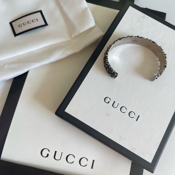 New Authentic Gucci Lion Mane Bracelet New Size/S - Picture 7 of 16